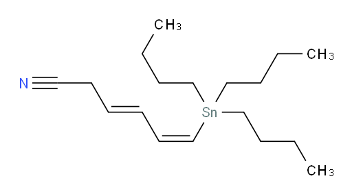 (3E,5Z)-6-(tributylstannyl)hexa-3,5-dienenitrile