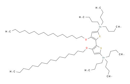 (3,3'-双(十六烷氧基)-[2,2'-联噻吩]-5,5'-二基)双(三丁基锡烷)