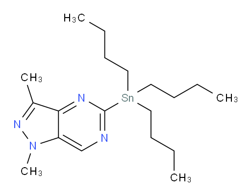 1,3-dimethyl-5-(tributylstannyl)-1H-pyrazolo[4,3-d]pyrimidine