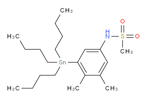 N-(3,4-dimethyl-5-(tributylstannyl)phenyl)methanesulfonamide