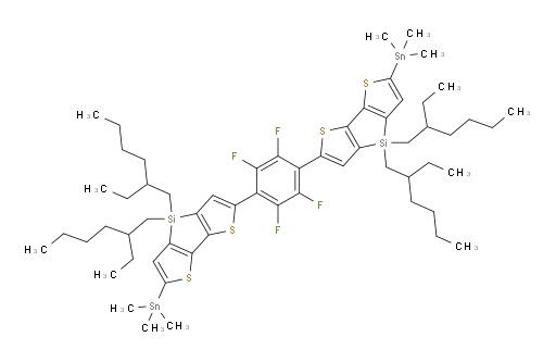 6,6'-(perfluoro-1,4-phenylene)bis(4,4-bis(2-ethylhexyl)-2-(trimethylstannyl)-4H-silolo[3,2-b:4,5-b']dithiophene)