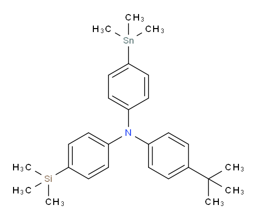 4-(tert-butyl)-N-(4-(trimethylsilyl)phenyl)-N-(4-(trimethylstannyl)phenyl)aniline