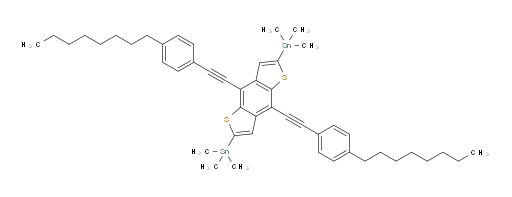 (4,8-bis((4-octylphenyl)ethynyl)benzo[1,2-b:4,5-b']dithiophene-2,6-diyl)bis(trimethylstannane)