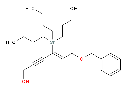 (Z)-6-(benzyloxy)-4-(tributylstannyl)hex-4-en-2-yn-1-ol
