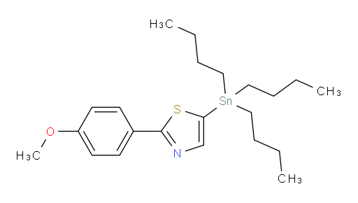 2-(4-methoxyphenyl)-5-(tributylstannyl)thiazole
