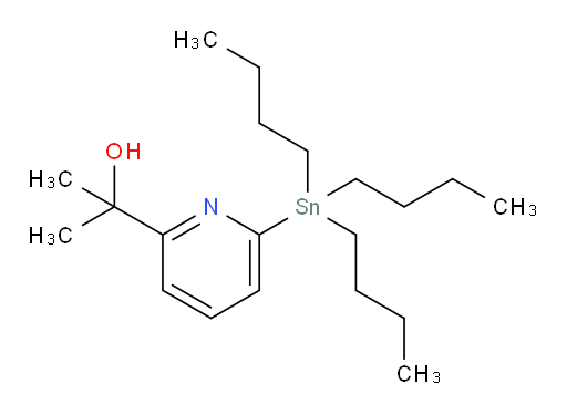 2-(6-(tributylstannyl)pyridin-2-yl)propan-2-ol
