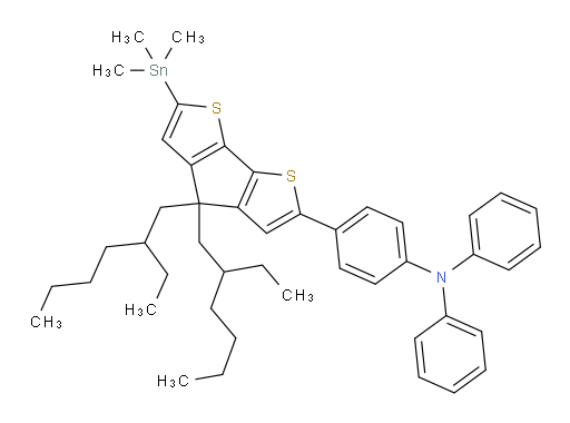 4-(4,4-bis(2-ethylhexyl)-6-(trimethylstannyl)-4H-cyclopenta[1,2-b:5,4-b']dithiophen-2-yl)-N,N-diphenylaniline