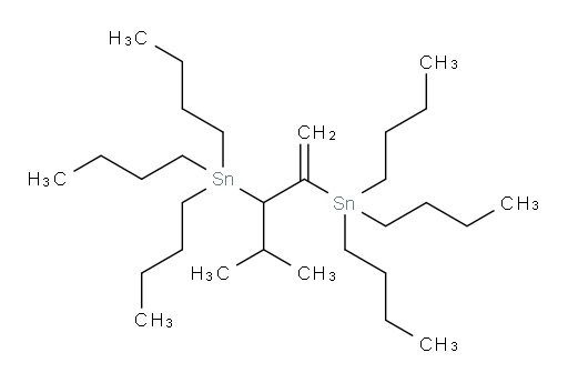 (4-methylpent-1-ene-2,3-diyl)bis(tributylstannane)