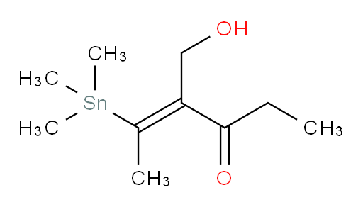 (E)-4-(hydroxymethyl)-5-(trimethylstannyl)hex-4-en-3-one