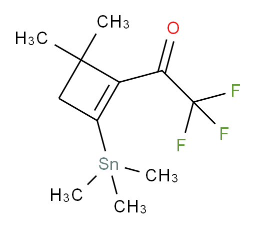 1-(4,4-二甲基-2-(三甲基锡基)环丁-1-烯-1-基)-2,2,2-三氟乙酮