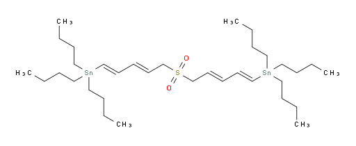 ((1E,1'E,3E,3'E)-sulfonylbis(penta-1,3-diene-5,1-diyl))bis(tributylstannane)
