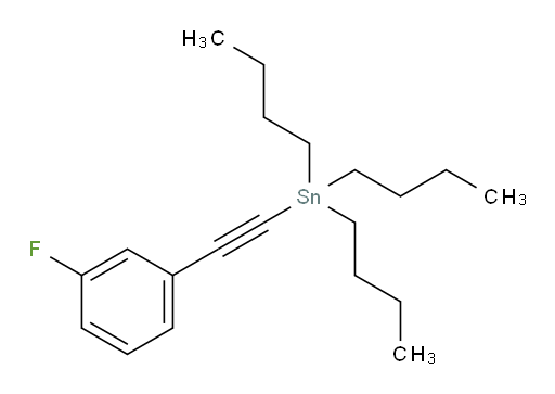 tributyl((3-fluorophenyl)ethynyl)stannane