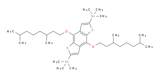 (4,8-bis((3,7-dimethyloctyl)oxy)benzo[1,2-b:4,5-b']dithiophene-2,6-diyl)bis(trimethylstannane)