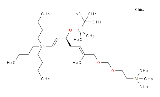 (S,E)-2,2,9,14,14,15,15-七甲基-12-((E)-2-(三丁基锡基)乙烯基)-5,7,13-三氧杂-2,14-二硅杂十六烷-9-烯
