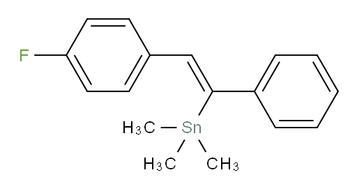 (Z)-(2-(4-fluorophenyl)-1-phenylvinyl)trimethylstannane