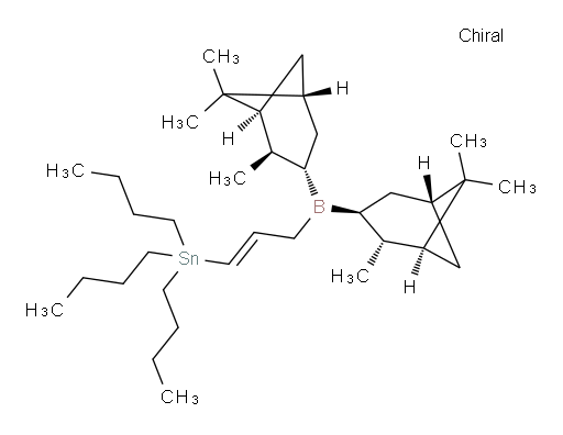 ((E)-3-(bis((1S,2R,3S,5S)-2,6,6-trimethylbicyclo[3.1.1]heptan-3-yl)boryl)prop-1-en-1-yl)tributylstannane