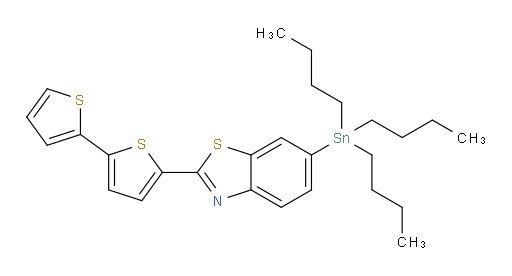 2-([2,2'-bithiophen]-5-yl)-6-(tributylstannyl)benzo[d]thiazole