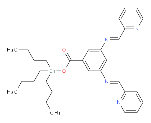 tributylstannyl 3,5-bis((E)-(pyridin-2-ylmethylene)amino)benzoate