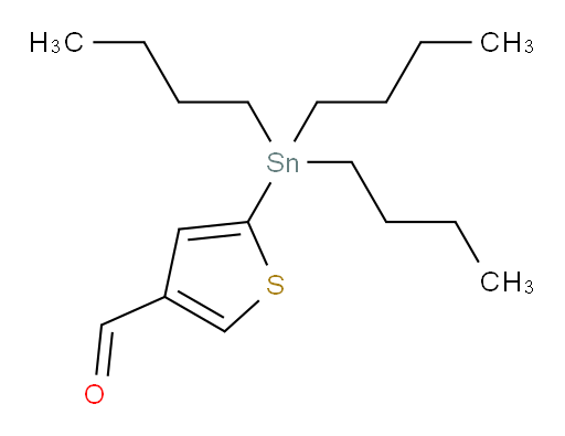 5-(tributylstannyl)thiophene-3-carbaldehyde