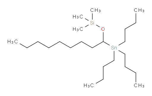 trimethyl((1-(tributylstannyl)nonyl)oxy)silane