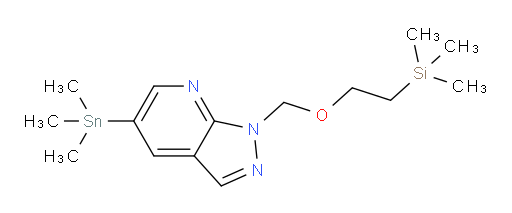 1-((2-(三甲基硅基)乙氧基)甲基)-5-(三甲基锡基)-1H-吡唑并[3,4-b]吡啶