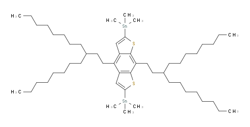 (4,8-双(3-辛基十一烷基)苯并[1,2-b:5,4-b']二噻吩-2,6-二基)双(三甲基锡烷)