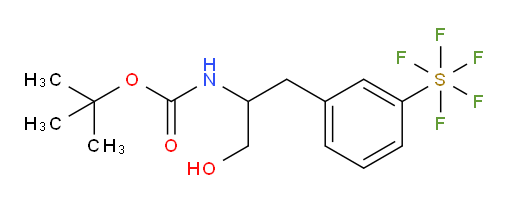 [3-[2-[[(1,1-Dimethylethoxy)carbonyl]amino]-3-hydroxypropyl]phenyl]sulfur pentafluoride