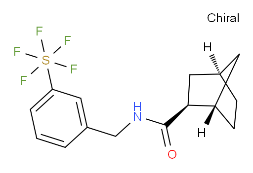 [3-[[[[(1S,2S,4R)-Bicyclo[2.2.1]hept-2-yl]carbonyl]amino]methyl]phenyl]sulfur pentafluoride