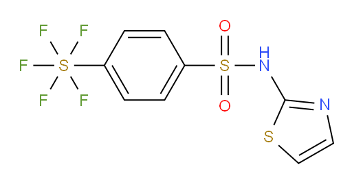 4-(pentafluoromercapto)-N-(thiazol-2-yl)benzenesulfonamide
