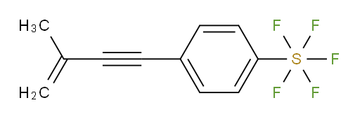 4-(3-methylbut-3-en-1-yn-1-yl)(pentafluoromercapto)benzene