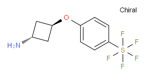 4-((1r,3r)-3-aminocyclobutoxy)(pentafluoromercapto)benzene