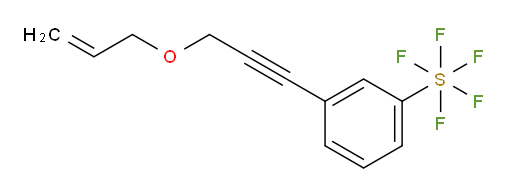 3-(3-(allyloxy)prop-1-yn-1-yl)(pentafluoromercapto)benzene