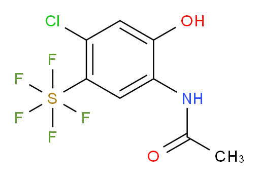 [5-(Acetylamino)-2-chloro-4-hydroxyphenyl]sulfur pentafluoride