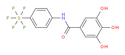 [4-[(3,4,5-trihydroxybenzoyl)amino]phenyl]sulfur pentafluoride