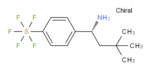 [4-[(1R)-1-Amino-3,3-dimethylbutyl]phenyl]sulfur pentafluoride