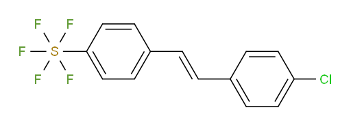 [4-[(1E)-2-(4-Chlorophenyl)ethenyl]phenyl]sulfur pentafluoride