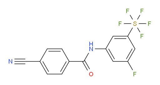 [3-[(4-Cyanobenzoyl)amino]-5-fluorophenyl]sulfur pentafluoride