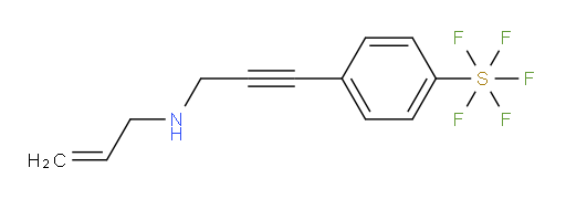4-(3-(allylamino)prop-1-yn-1-yl)(pentafluoromercapto)benzene