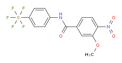 [4-[(3-methoxy-4-nitrobenzoyl)amino]phenyl]sulfur pentafluoride