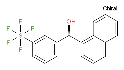 (R)-(3-(pentafluoromercapto)phenyl)(naphthalen-1-yl)methanol