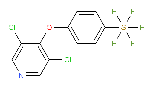 4-((3,5-dichloropyridin-4-yl)oxy)(pentafluoromercapto)benzene