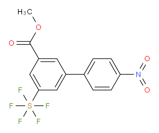 [5-(methoxycarbonyl)-4'-nitro-biphenyl-3-yl]sulfur pentafluoride
