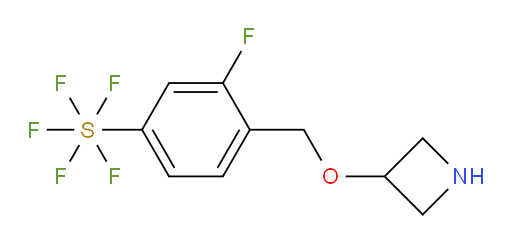 [4-[(3-Azetidinyloxy)methyl]-3-fluorophenyl]sulfur pentafluoride