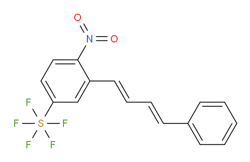 [4-nitro-3-[(1Z,3E)-4-phenyl-1,3-butadien-1-yl]phenyl]sulfur pentafluoride