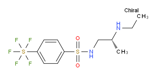 [4-[[[(2R)-2-(Ethylamino)propyl]amino]sulfonyl]phenyl]sulfur pentafluoride