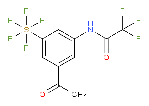 [3-Acetyl-5-[(2,2,2-trifluoroacetyl)amino]phenyl]sulfur pentafluoride