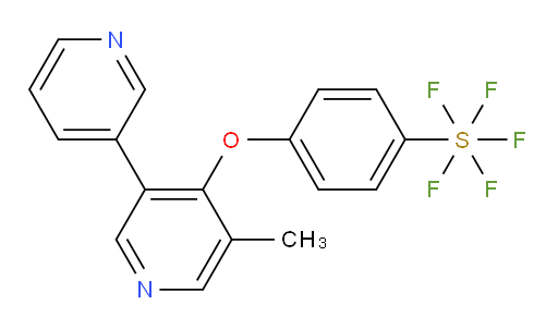 4-((5-methyl-[3,3'-bipyridin]-4-yl)oxy)(pentafluoromercapto)benzene