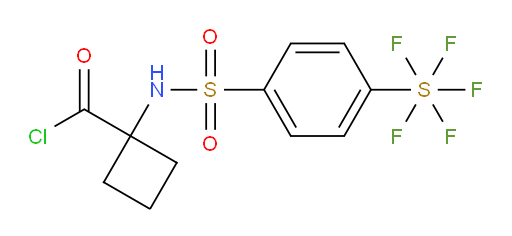 [4-[[[1-(Chlorocarbonyl)cyclobutyl]amino]sulfonyl]phenyl]sulfur pentafluoride