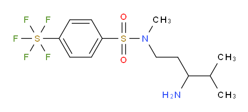 [4-[[(3-Amino-4-methylpentyl)methylamino]sulfonyl]phenyl]sulfur pentafluoride