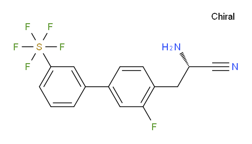 [4'-[(2S)-2-amino-2-cyanoethyl]-3'-fluoro-biphenyl-3-yl]sulfur pentafluoride